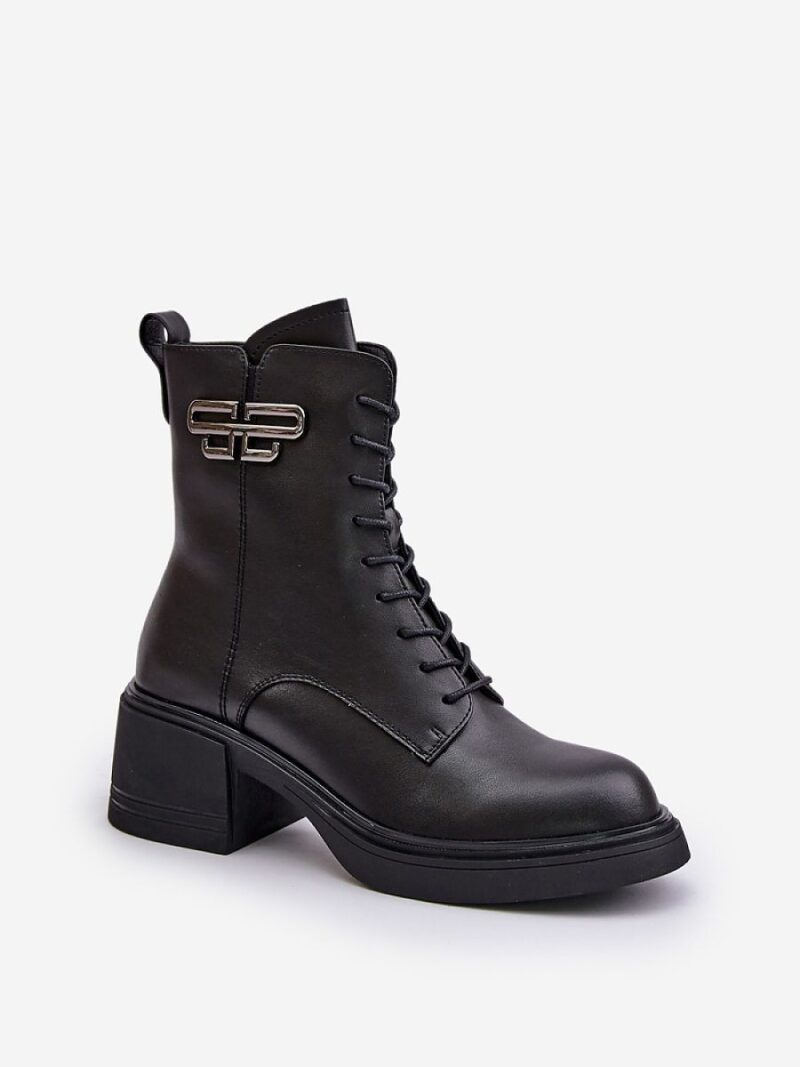 Botki Model Vinceza 66682 Black - Step in style - obrazek 2