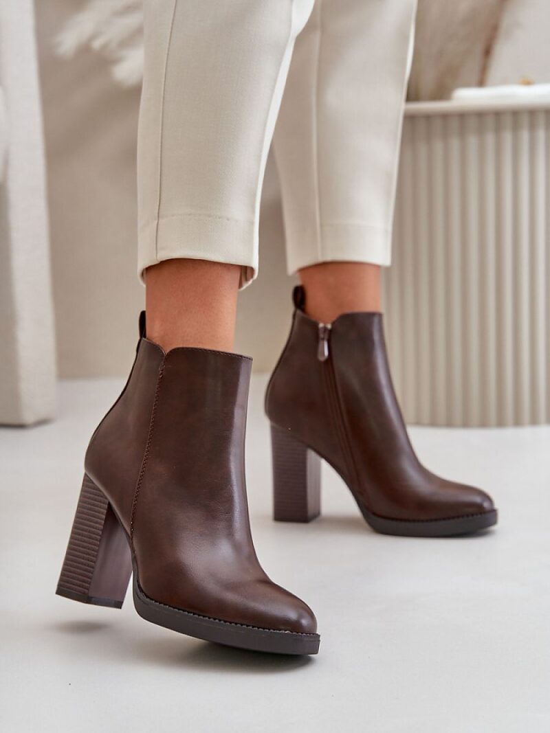 Botki Model Teresine UK155 Brown - Step in style