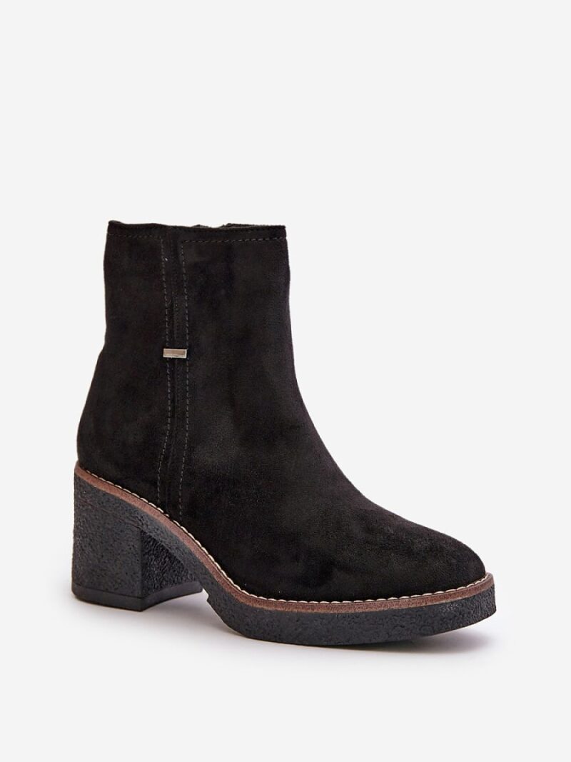 Botki Model Arkesia KE219 Black - Step in style - obrazek 2