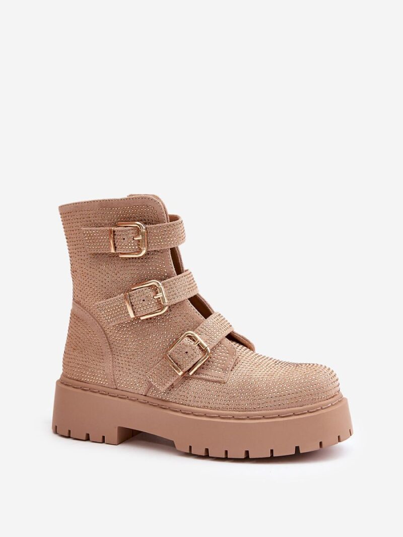 Botki Model Ciascia HB-277 Beige - Step in style - obrazek 2