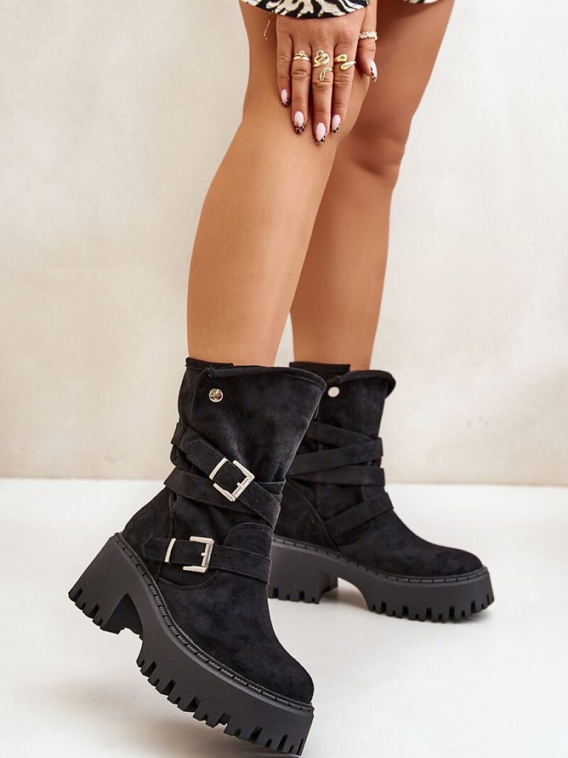 Botki Model Nerelisa QH7825 Black - Step in style
