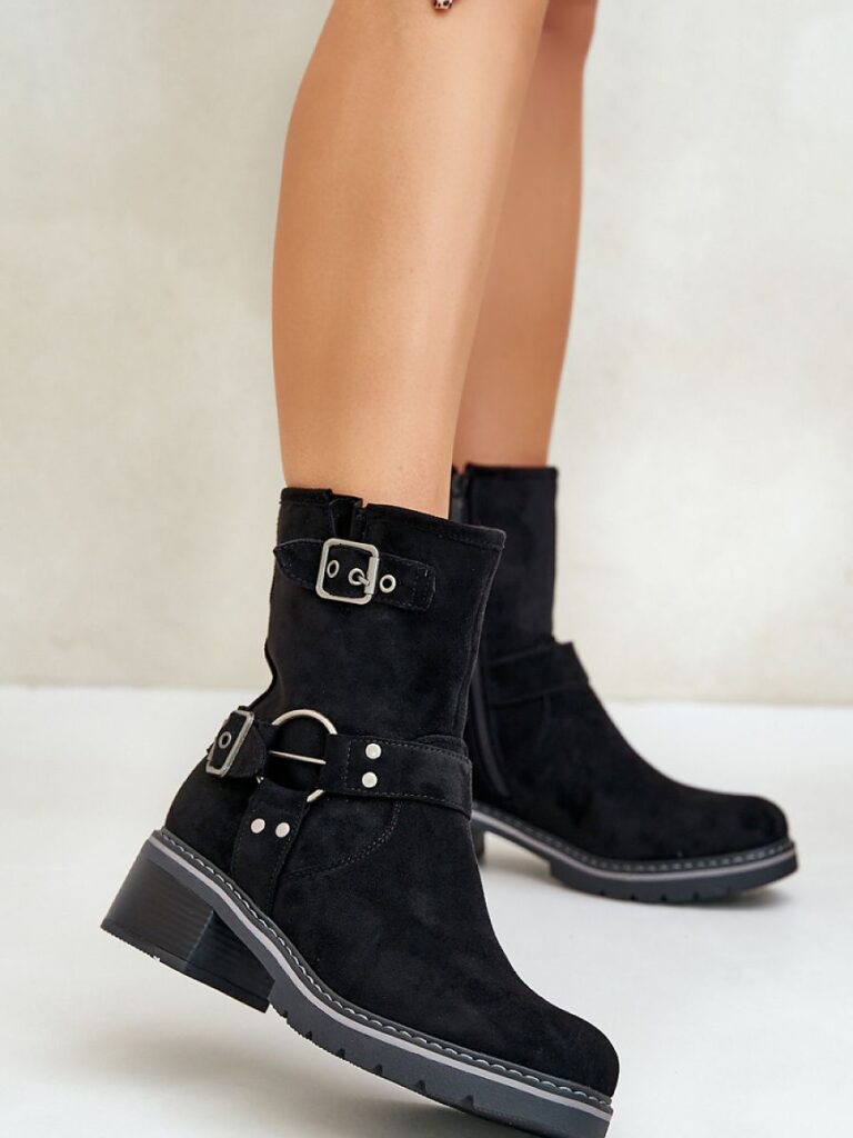 Botki Model Zudra 7280 Black - Step in style