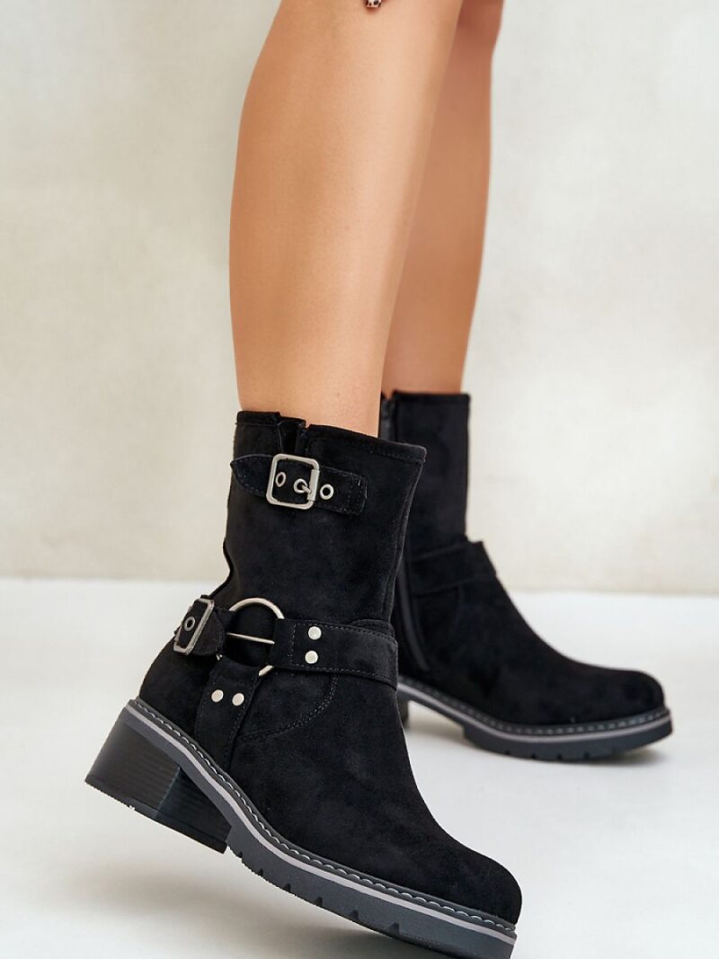 Botki Model Zudra 7280 Black - Step in style