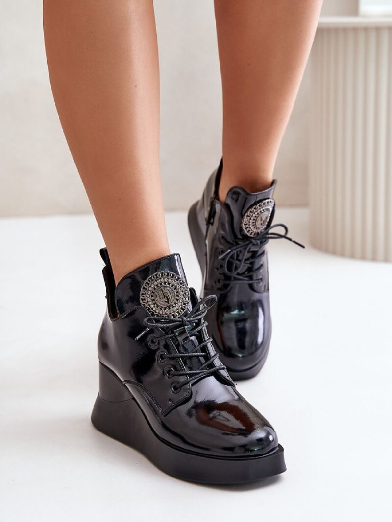 Botki Model Vinceza 66706 Black - Step in style - obrazek 3