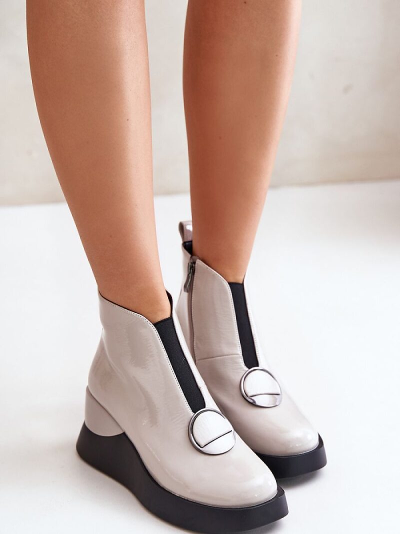 Botki Model DA MR880-136 Light Grey - Step in style