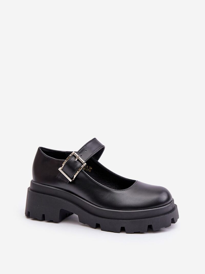 Półbuty Model Plikuria 1813 Black - Step in style - obrazek 2