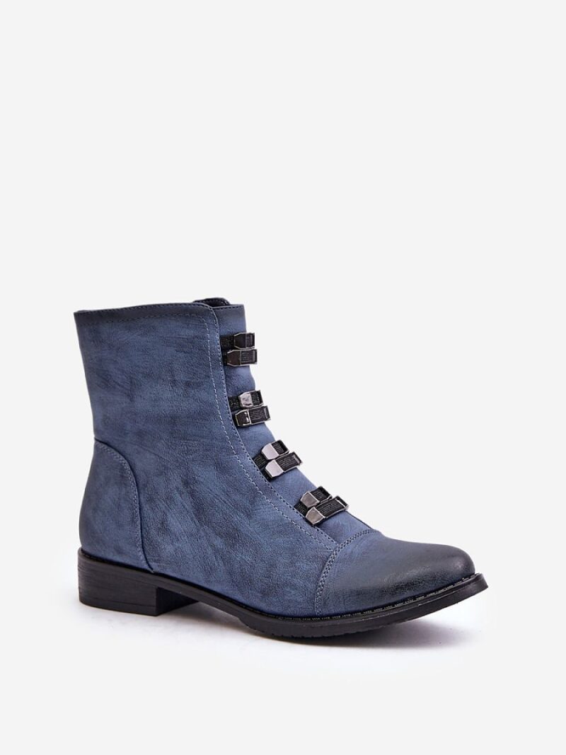 Botki Model Evalith ASA62-30 Blue - Step in style - obrazek 2