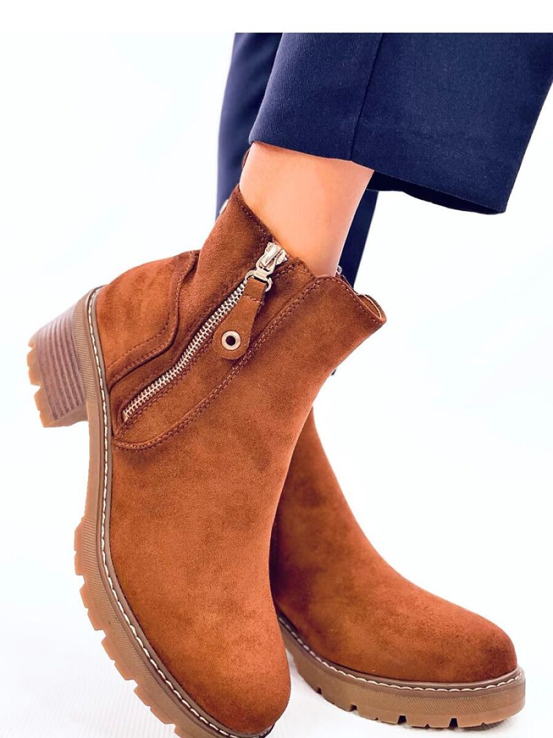 Botki na protektorze LINEA BROWN - Inello - obrazek 4