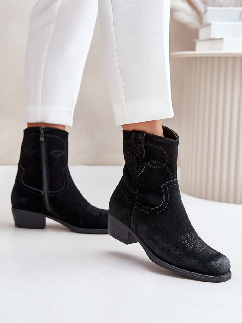 Botki Model Sergio Leone BT284-S Black - Step in style - obrazek 3