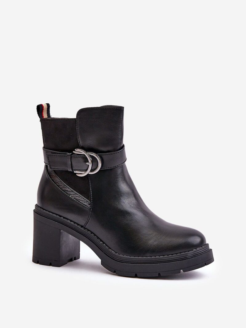 Botki Model Inabelle M767 Black - Step in style - obrazek 2