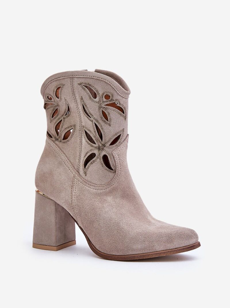 Botki Modelu Lewski 3629 Cappuccino - Step in style - obrazek 2