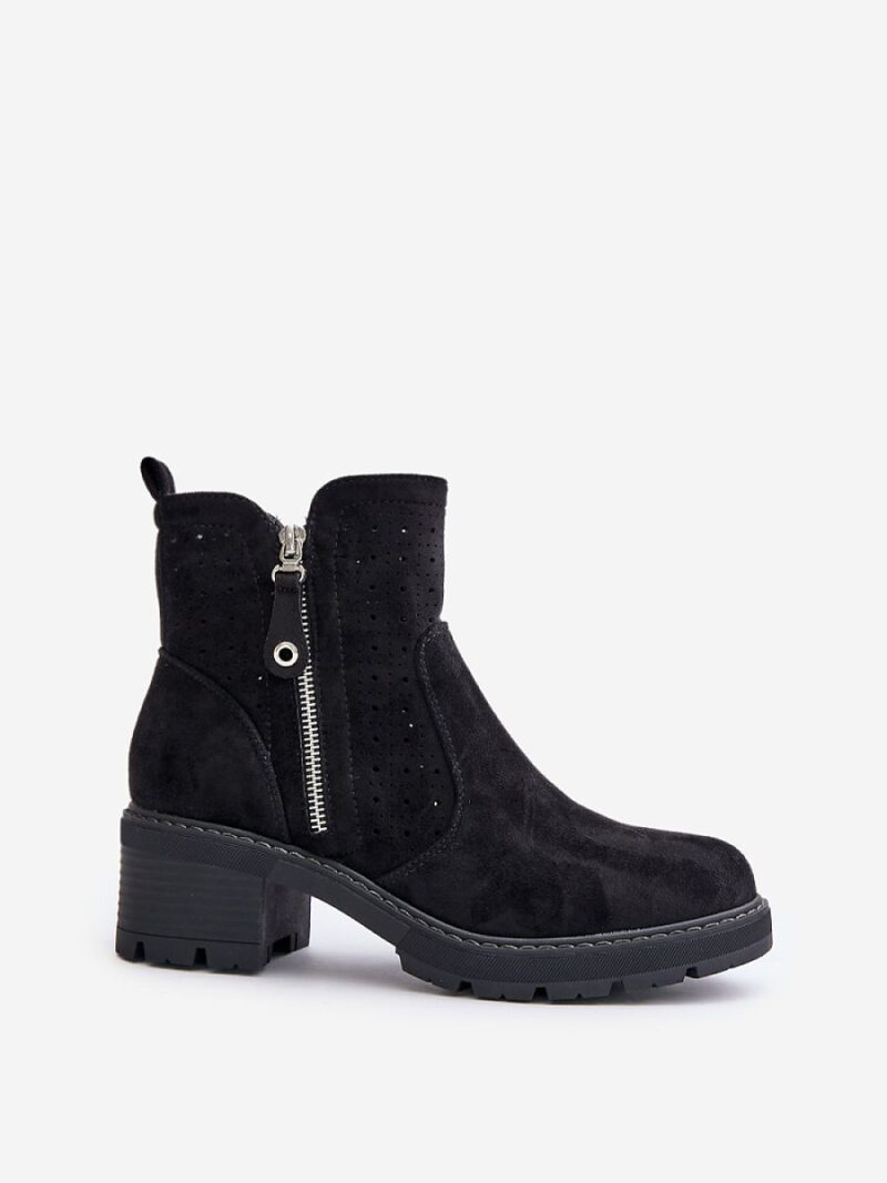 Botki Model Oviria M1537 Black - Step in style - obrazek 2