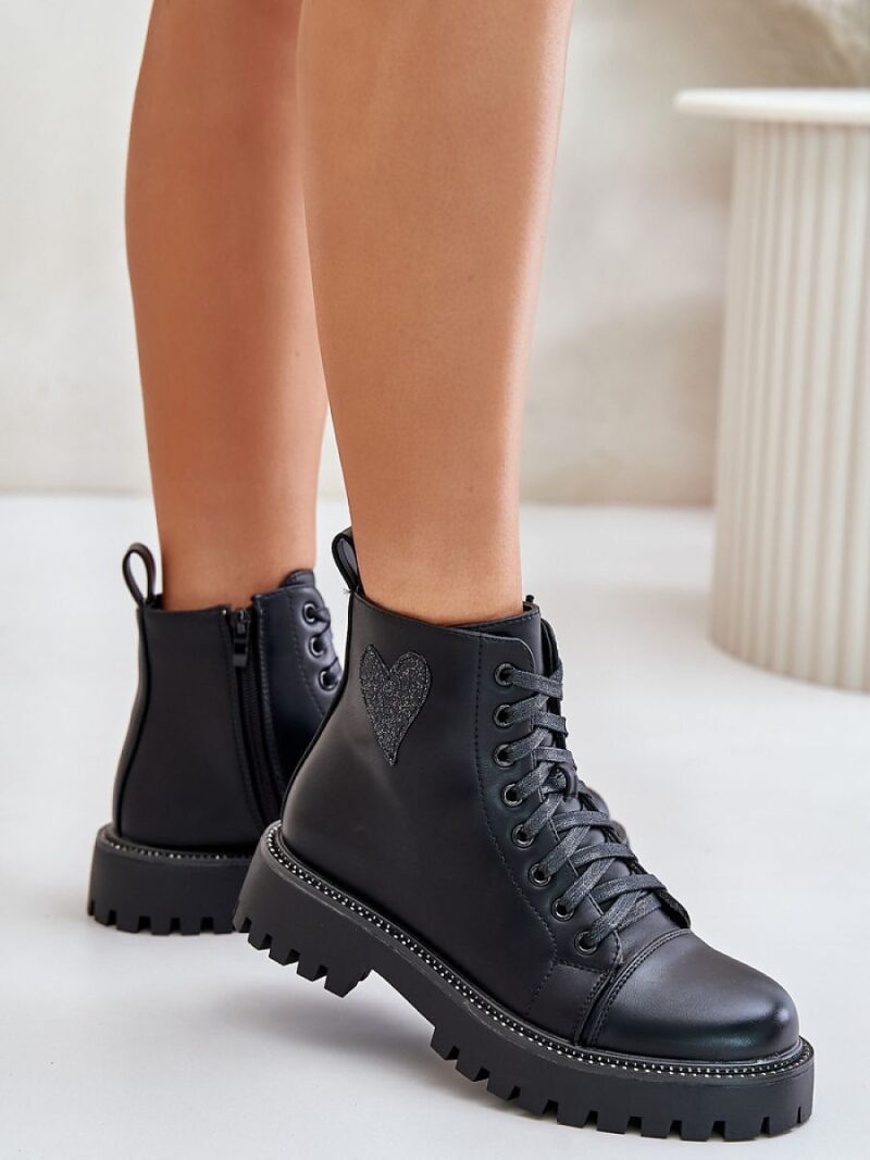 Botki Model Obeena 9681A Black - Step in style - obrazek 3