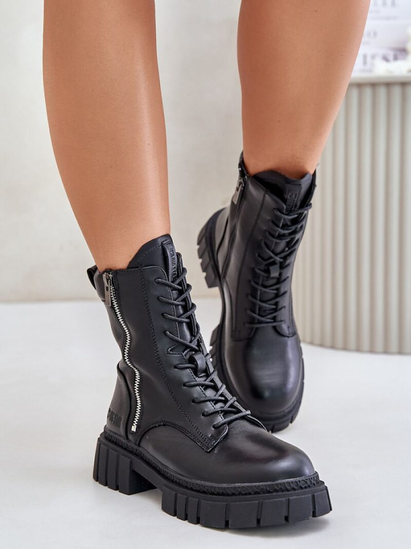 Workery Model Skóry Big Star MM274578 Black - Step in style