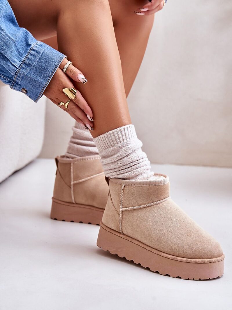 Śniegowce Model Xamella 20216-4C Beige - Step in style - obrazek 3