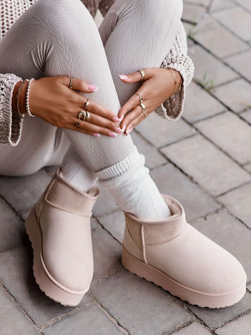 Śniegowce Model Xamella 20216-4F Light Beige - Step in style - obrazek 2