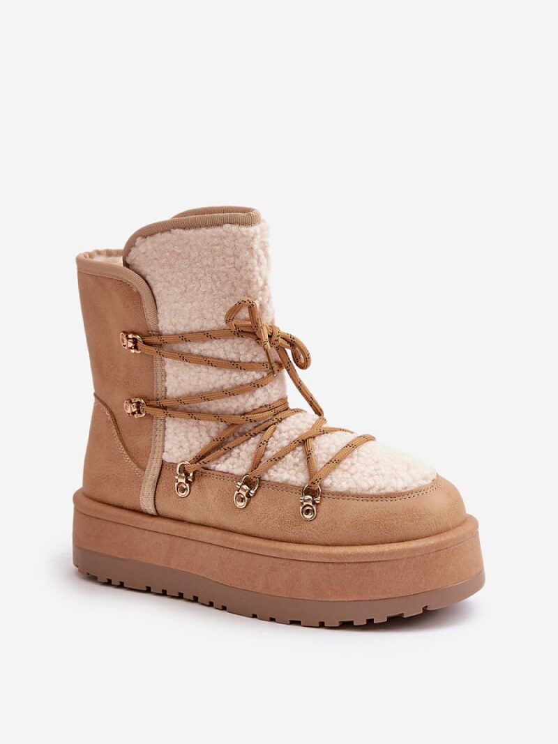 Śniegowce Model Riaviana 24889 Light Brown - Step in style - obrazek 2