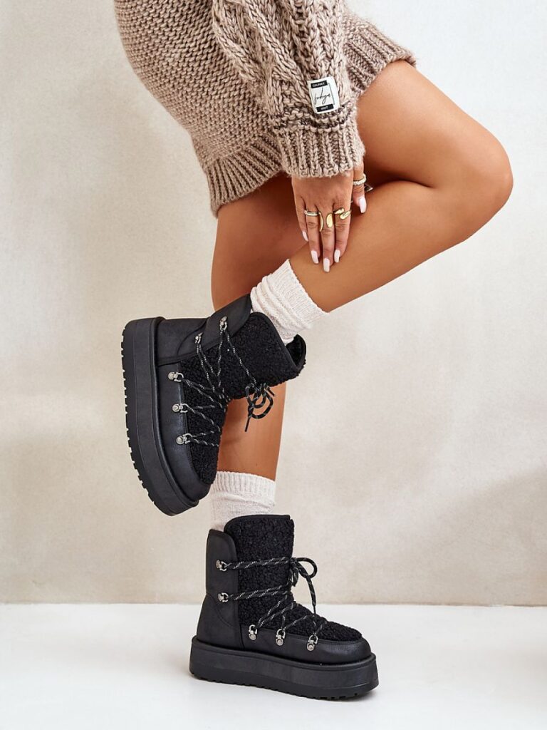 Śniegowce Model Riaviana 24889 Black - Step in style