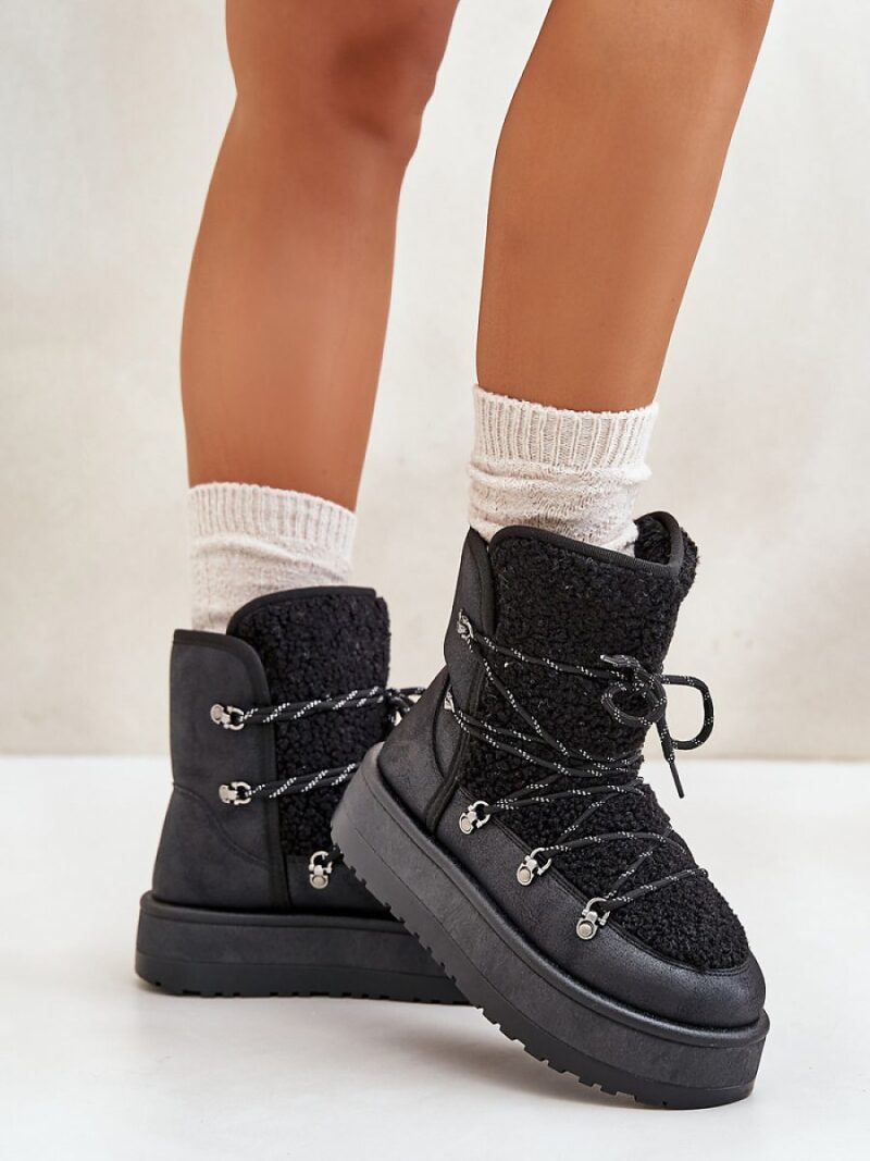Śniegowce Model Riaviana 24889 Black - Step in style - obrazek 3