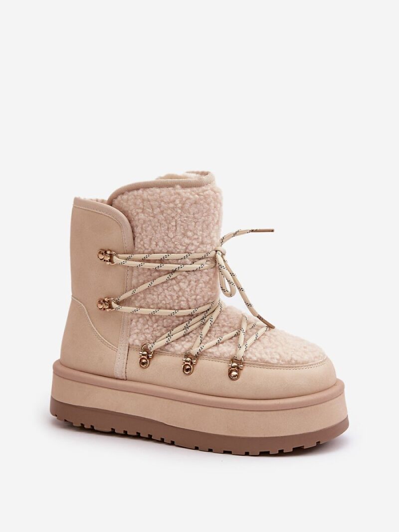 Śniegowce Model Riaviana 24889 Light Beige - Step in style - obrazek 2