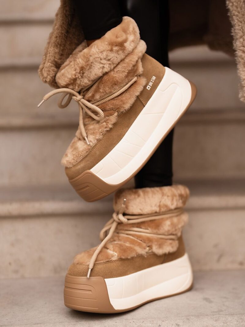 Śniegowce Model Big Star OO274A207 Brown - Step in style - obrazek 3