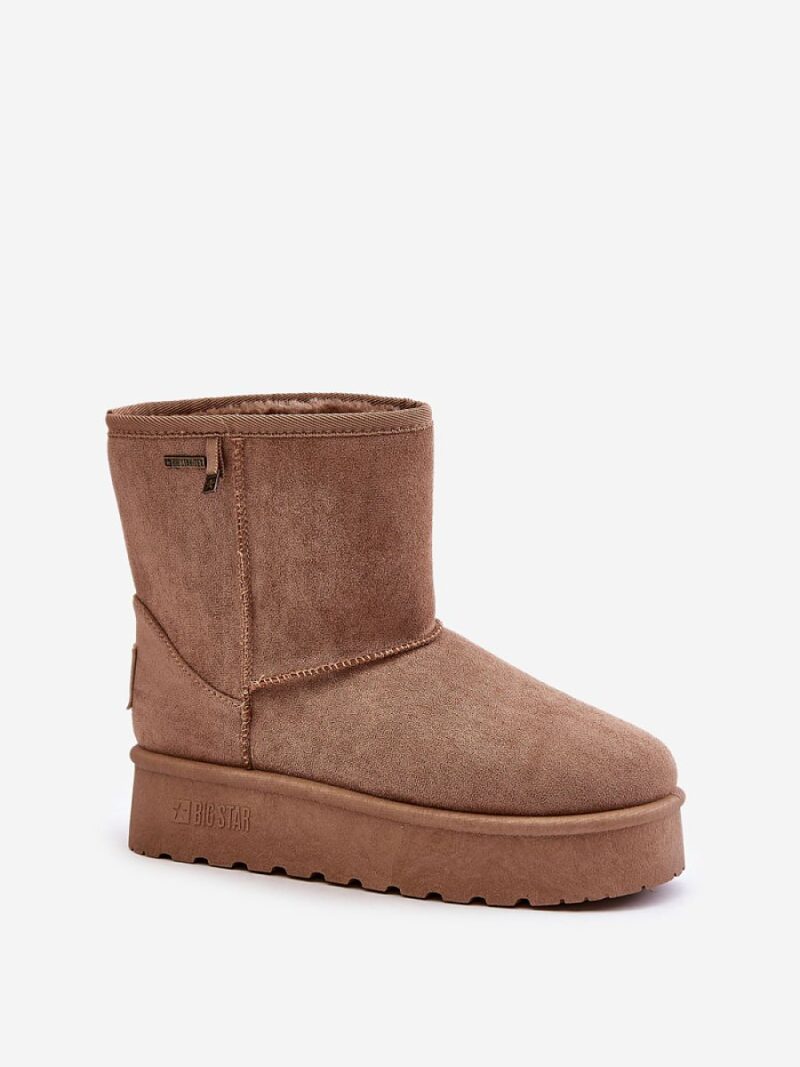 Śniegowce Model Big Star OO274A097 Beige - Step in style - obrazek 2