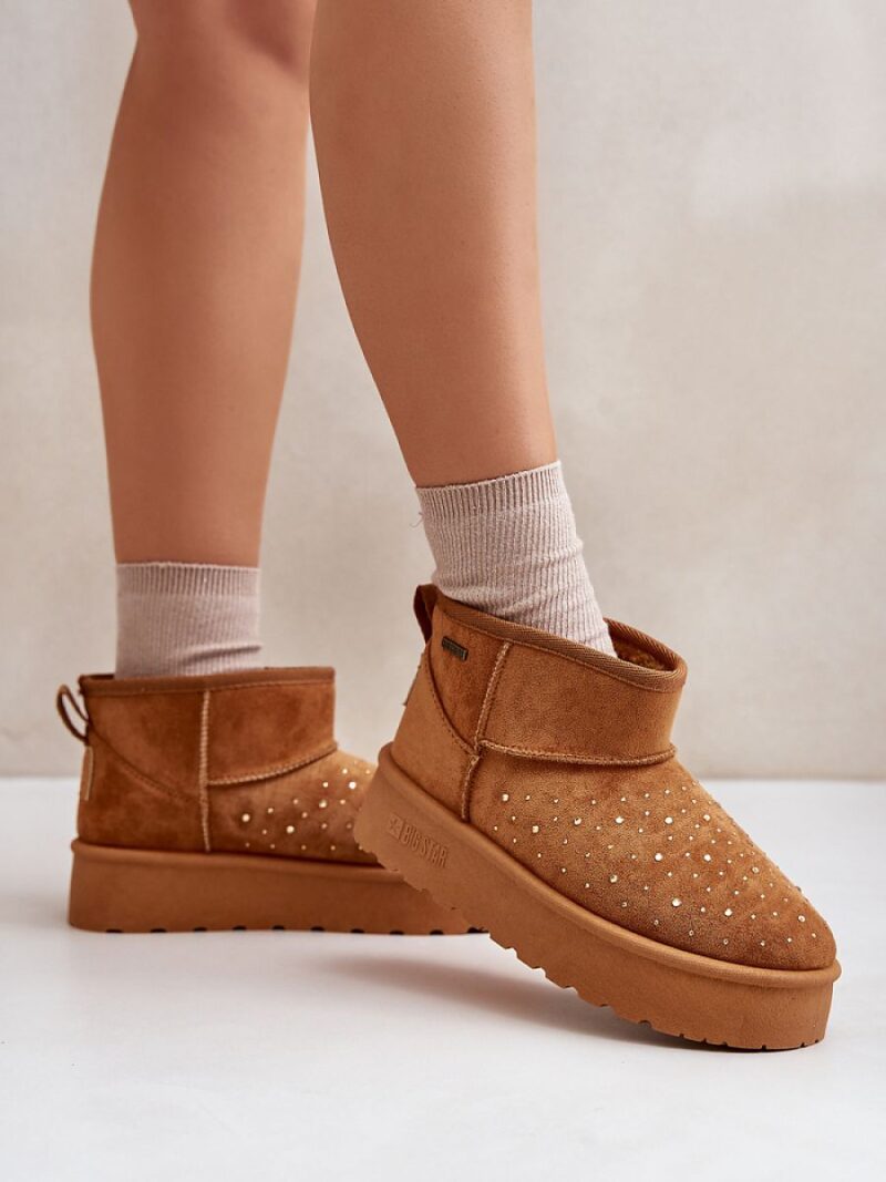 Śniegowce Model Big Star OO274A104 Camel - Step in style - obrazek 3