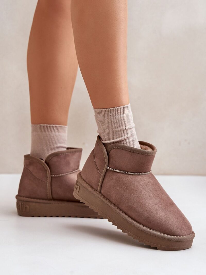 Śniegowce Model D.Franklin DFSH370010 Taupe - Step in style - obrazek 3
