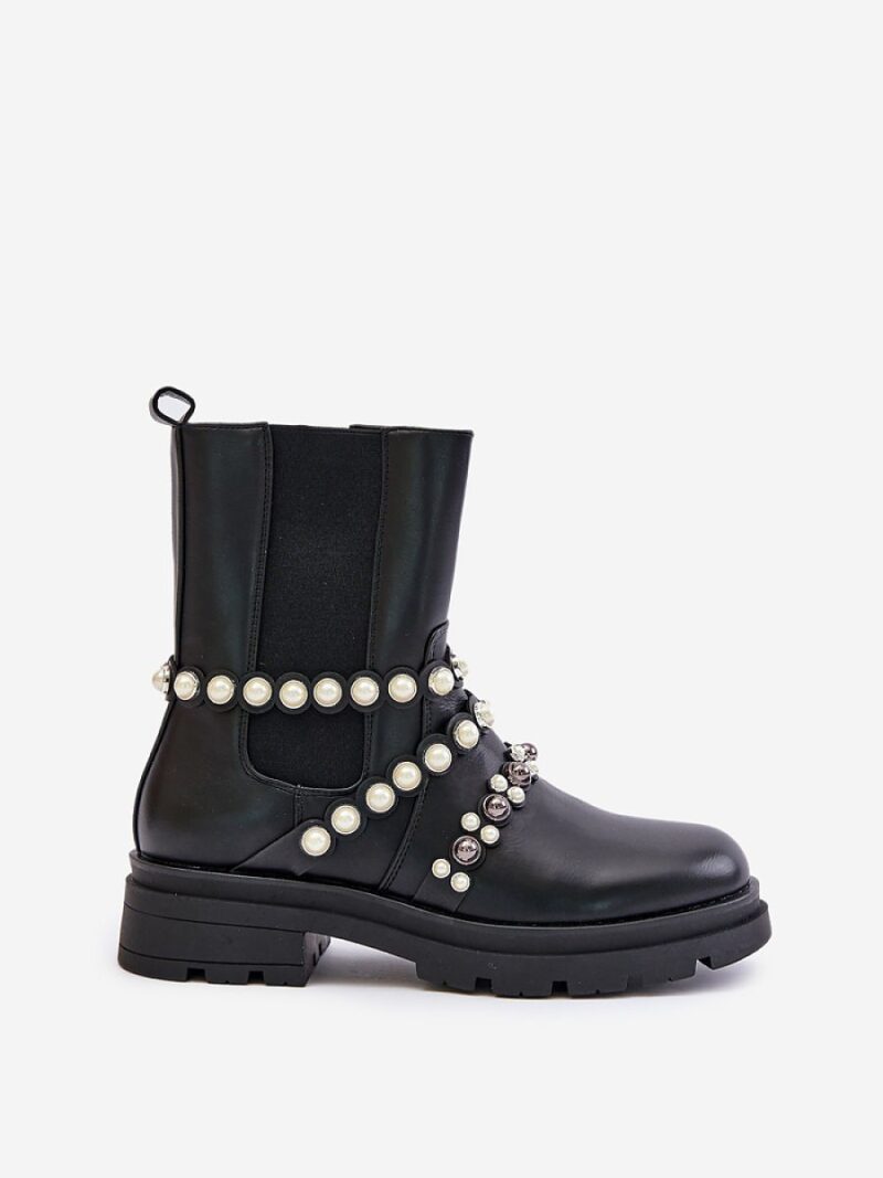 Sztyblety Model Sintitia U9AX58090-1 Black - Step in style - obrazek 2