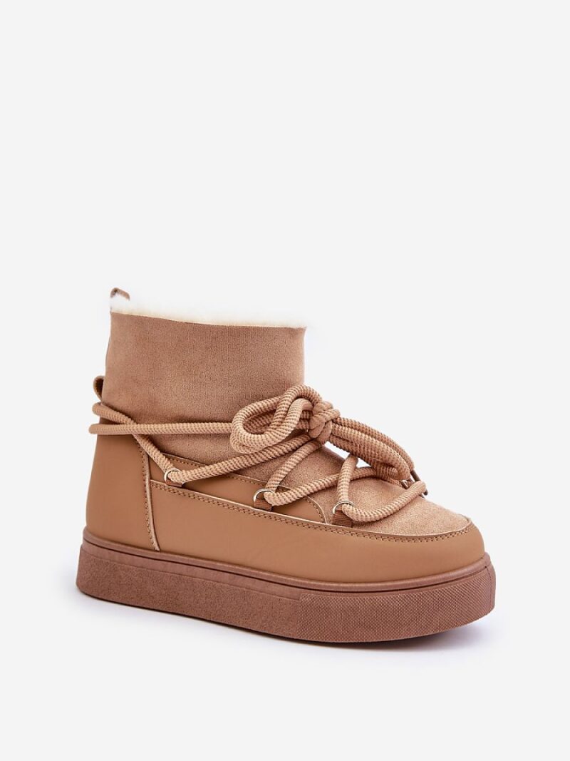 Śniegowce Model Aziara 8933 Camel - Step in style - obrazek 2