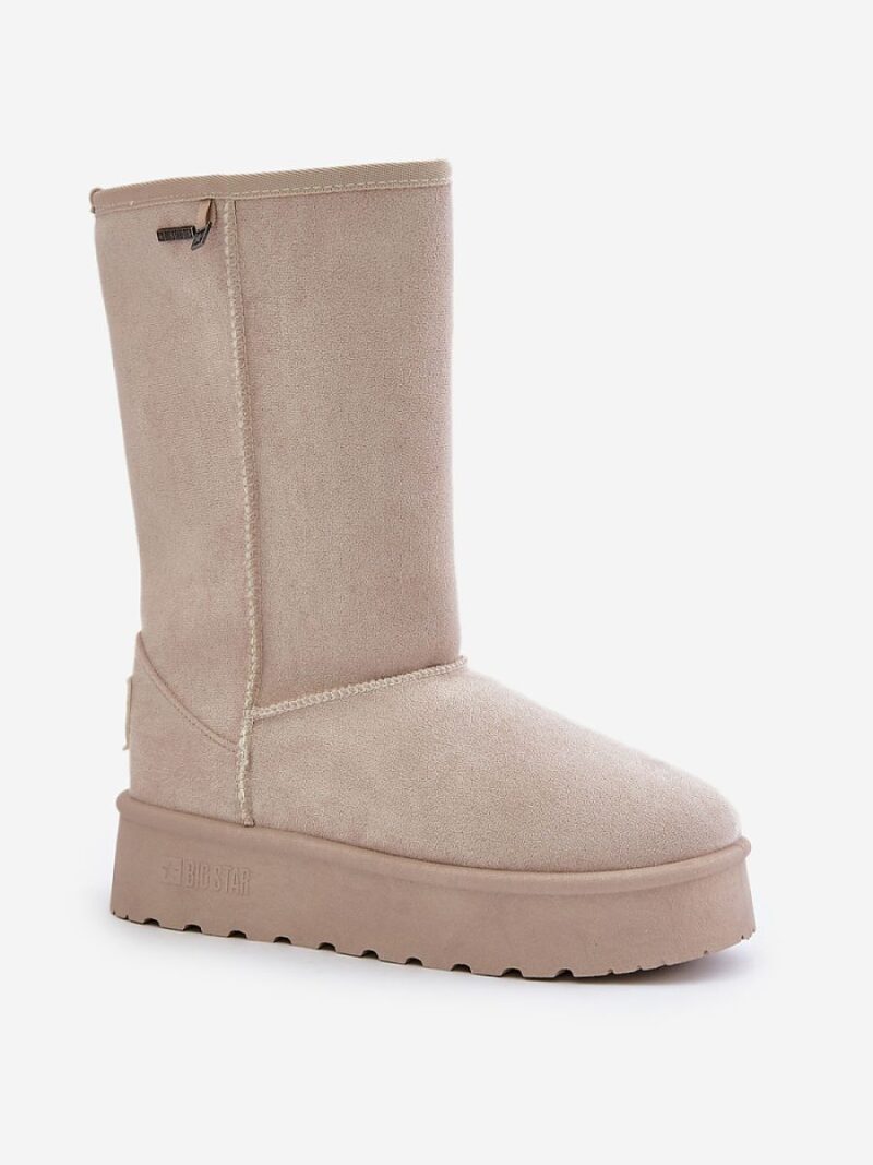 Śniegowce Model Big Star OO274894 Light Beige - Step in style - obrazek 2