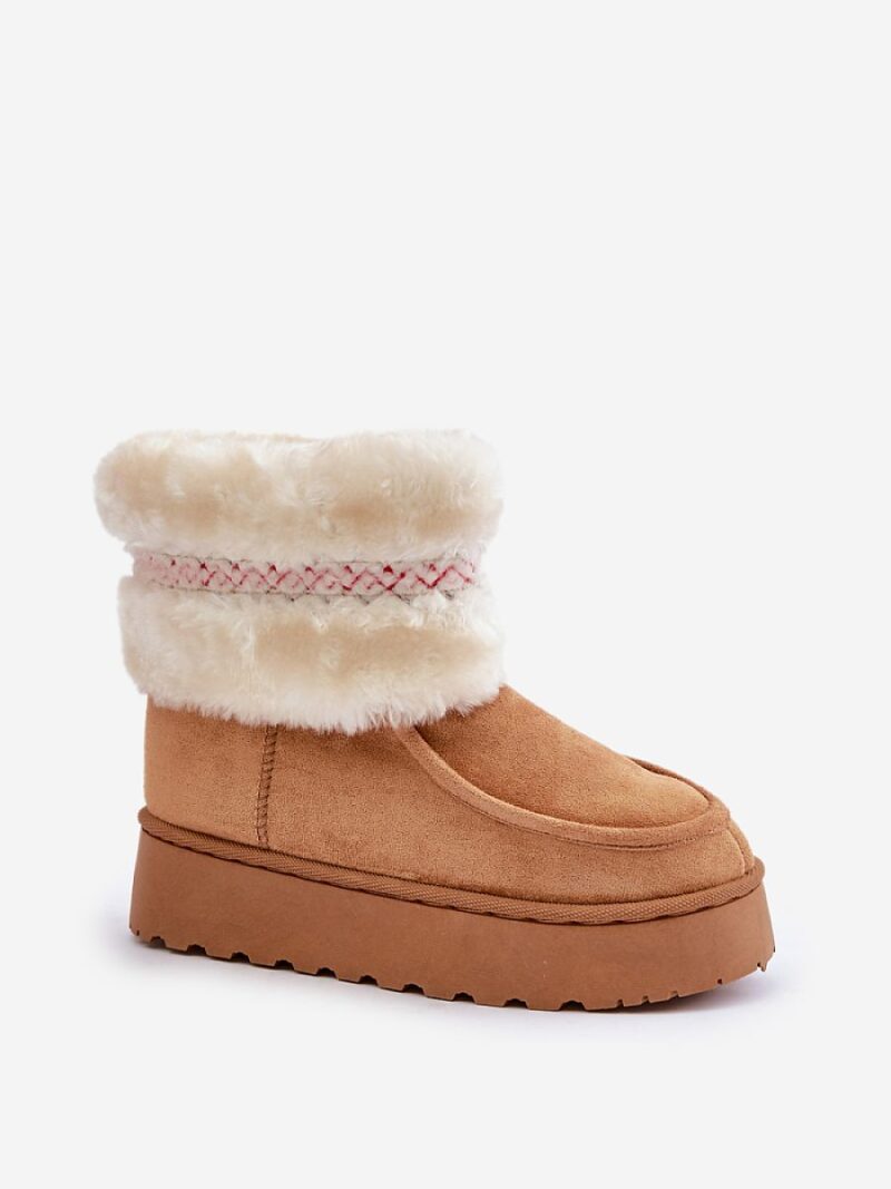 Śniegowce Model Deepanti 20201-4B Camel - Step in style - obrazek 2
