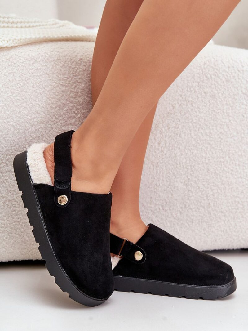 Kapcie Model Sanilora 100-418 Black - Step in style - obrazek 3