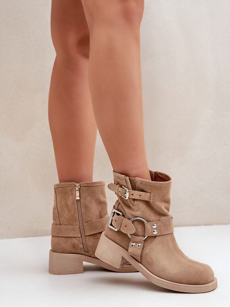 Botki Modeli Zazoo 3644 Beige - Step in style - obrazek 3