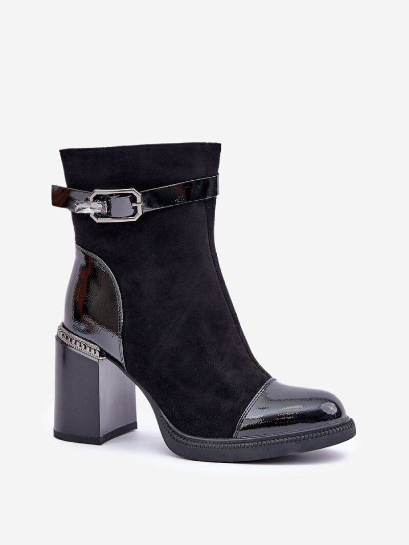Botki Model DA MR880-085 Black - Step in style - obrazek 2