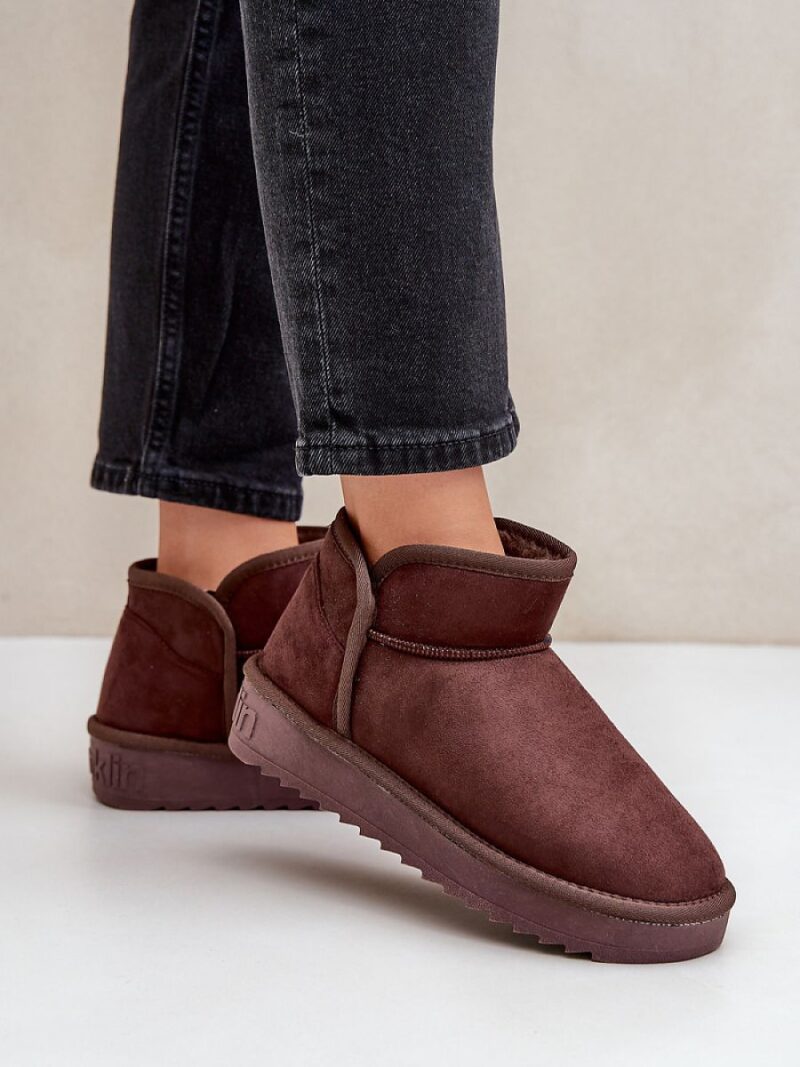 Śniegowce Model D.Franklin DFSH370010 Czekolada - Step in style - obrazek 3