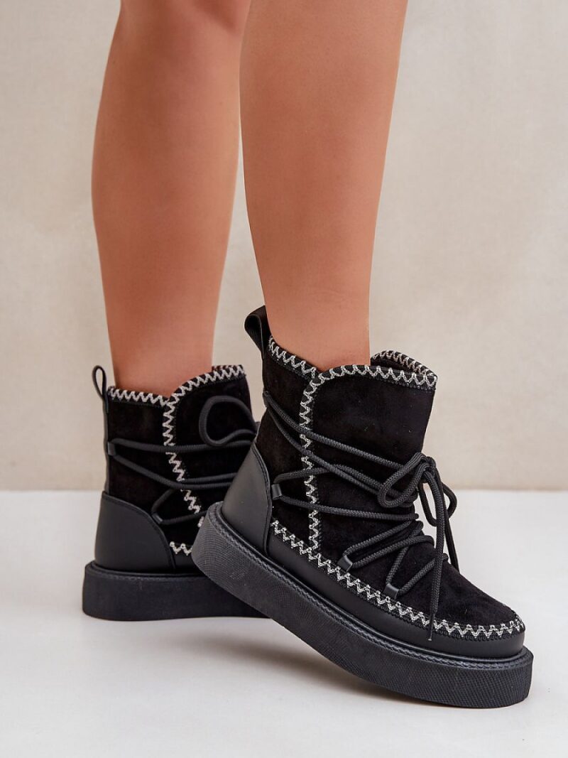 Śniegowce Model Naleris MD1094-1 Black - Step in style - obrazek 3