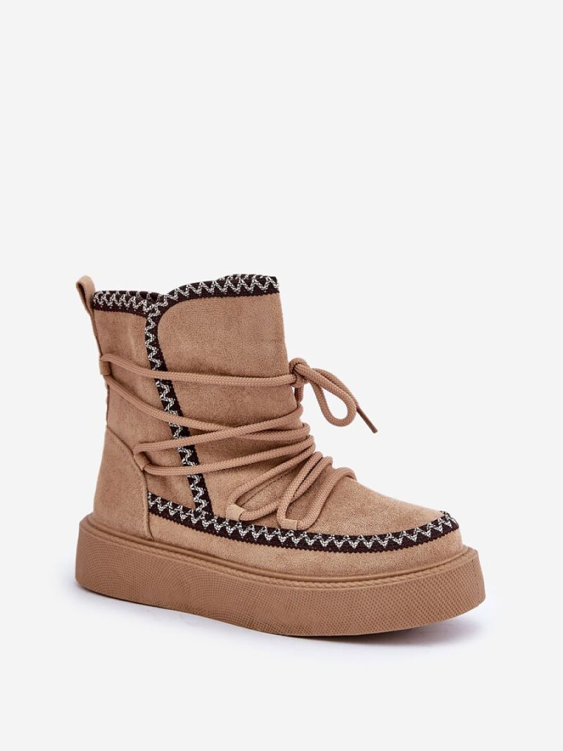 Śniegowce Model Naleris MD1094-8 Brown - Step in style - obrazek 2