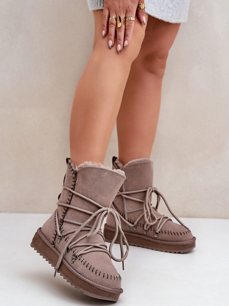 Śniegowce Model D.Franklin DFSH375004 Taupe - Step in style
