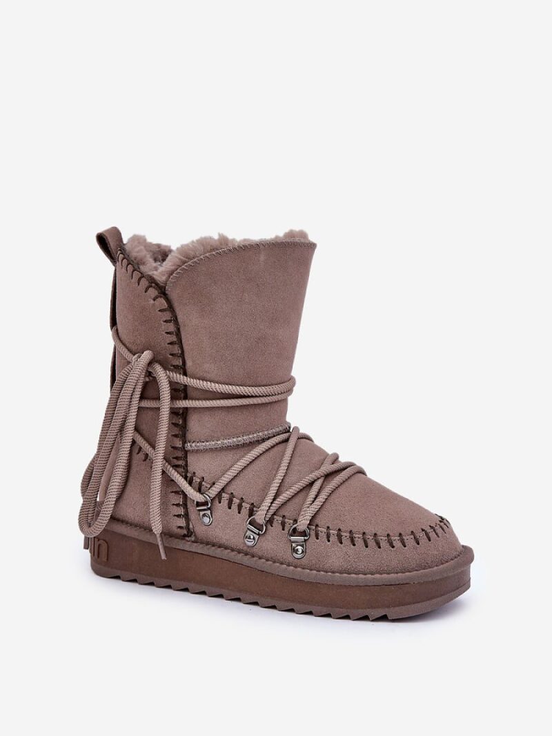 Śniegowce Model D.Franklin DFSH375004 Taupe - Step in style - obrazek 2