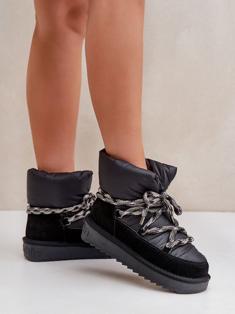 Śniegowce Model D.Franklin DFSH375003 Black - Step in style - obrazek 3