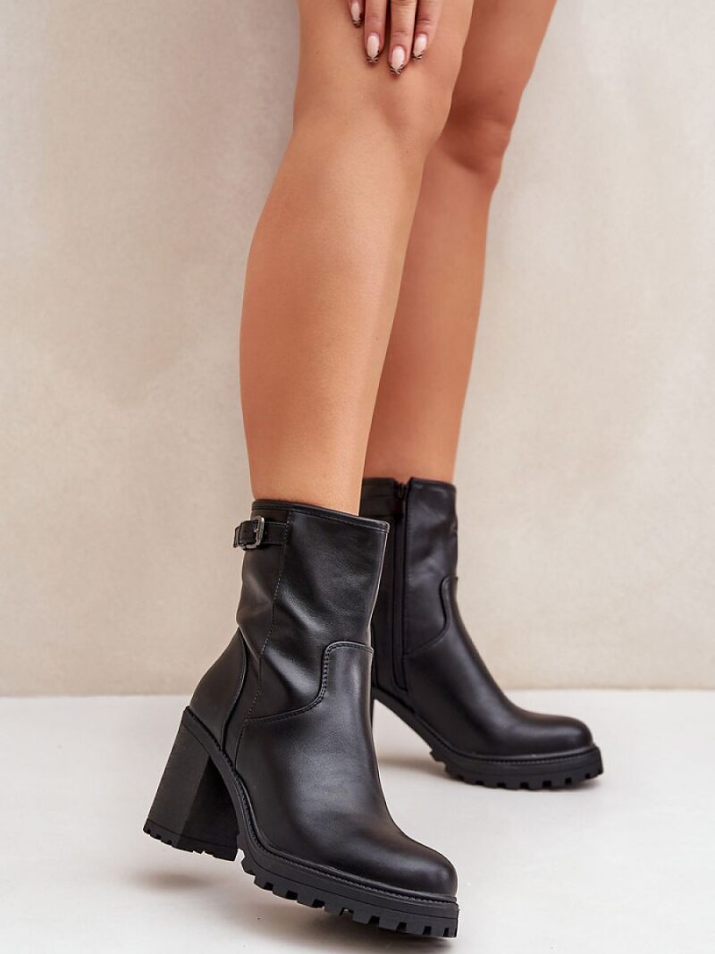 Botki Model Selavia LQ-83 Black - Step in style