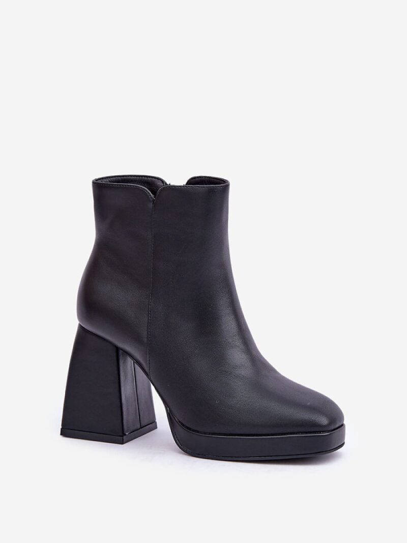 Botki Model Selarae LQ-48 Black - Step in style - obrazek 2