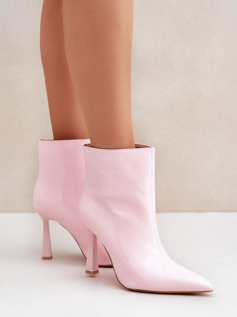 Botki Model Seliri C-288 Light Pink - Step in style - obrazek 3