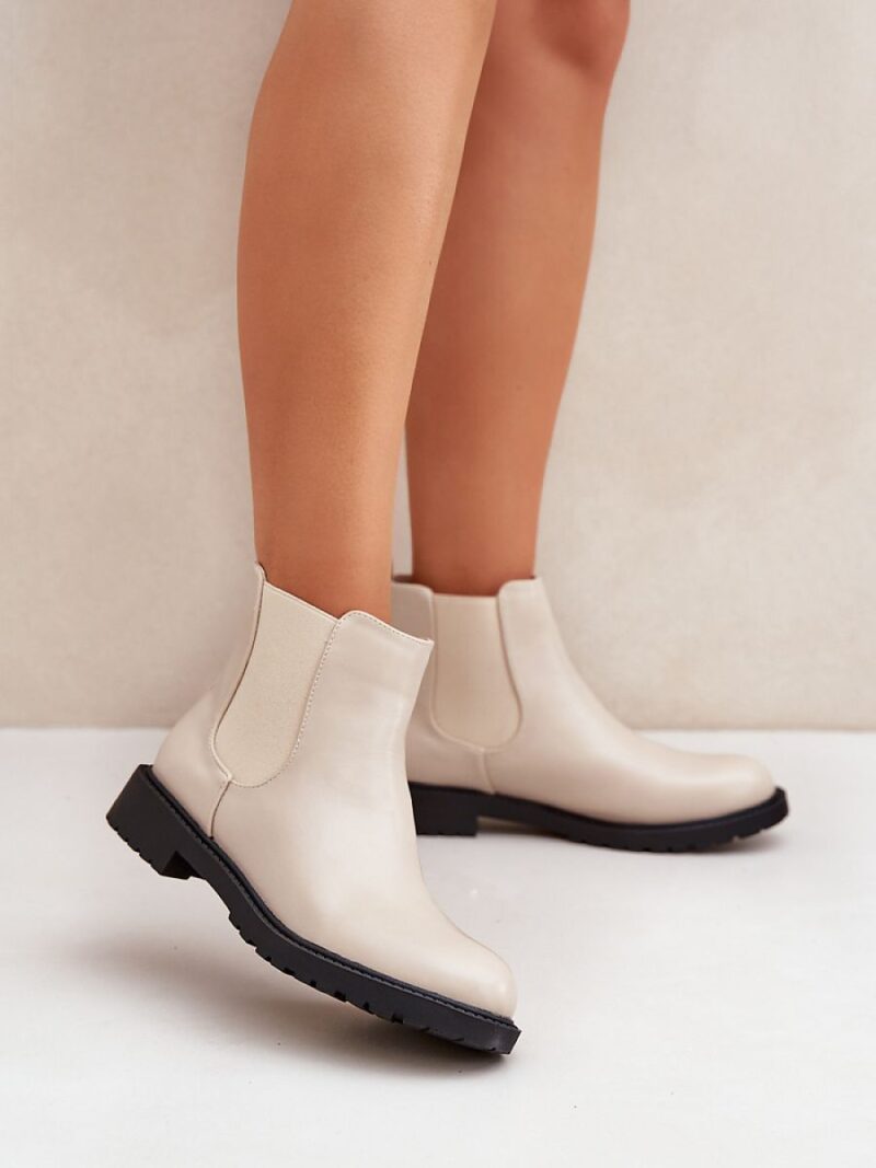 Sztyblety Model Selanna 22-313 Beige - Step in style