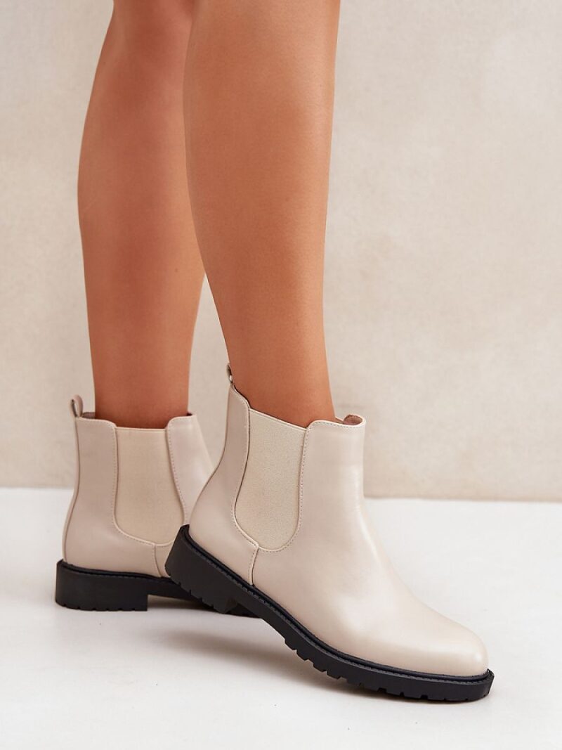 Sztyblety Model Selanna 22-313 Beige - Step in style - obrazek 3