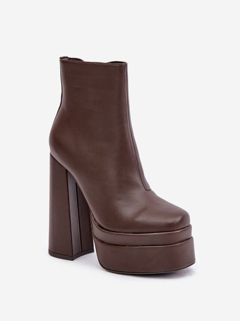 Botki Model Selahra JA-26 Czekolada - Step in style - obrazek 2