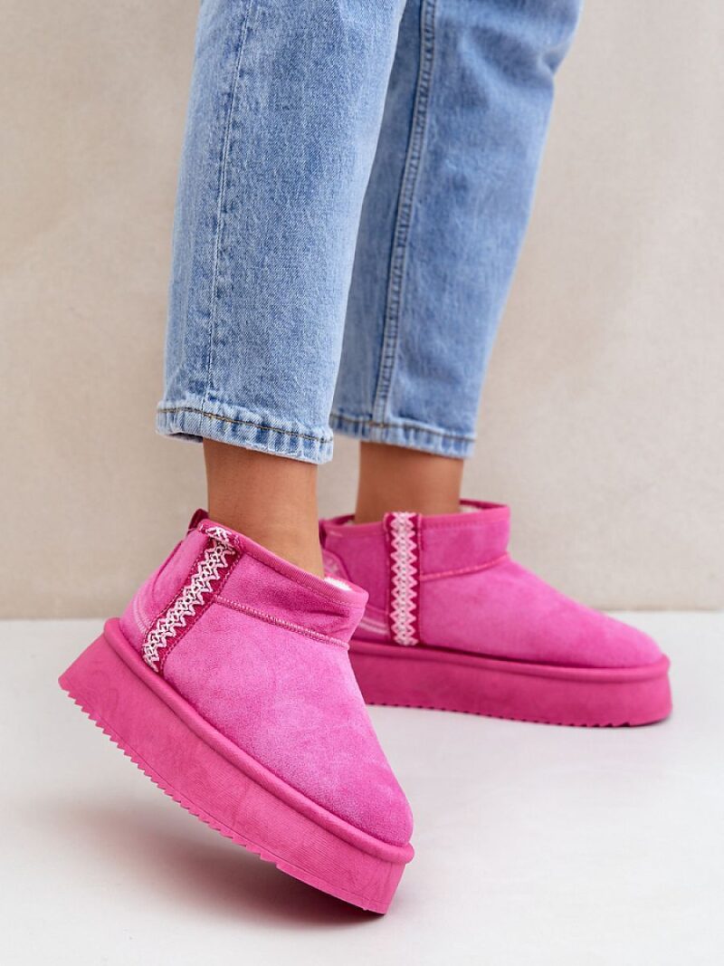 Śniegowce Model Udra UA-1833 Pink - Step in style