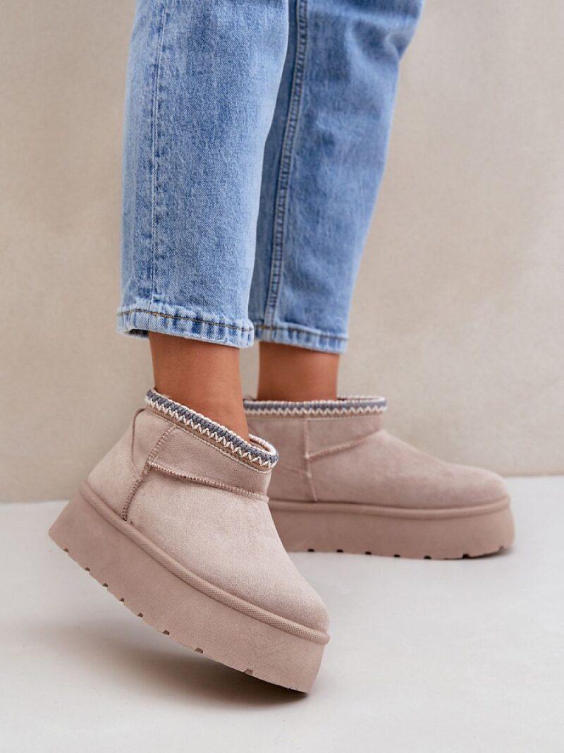 Śniegowce Model Heslania HY877-39 Light Beige - Step in style