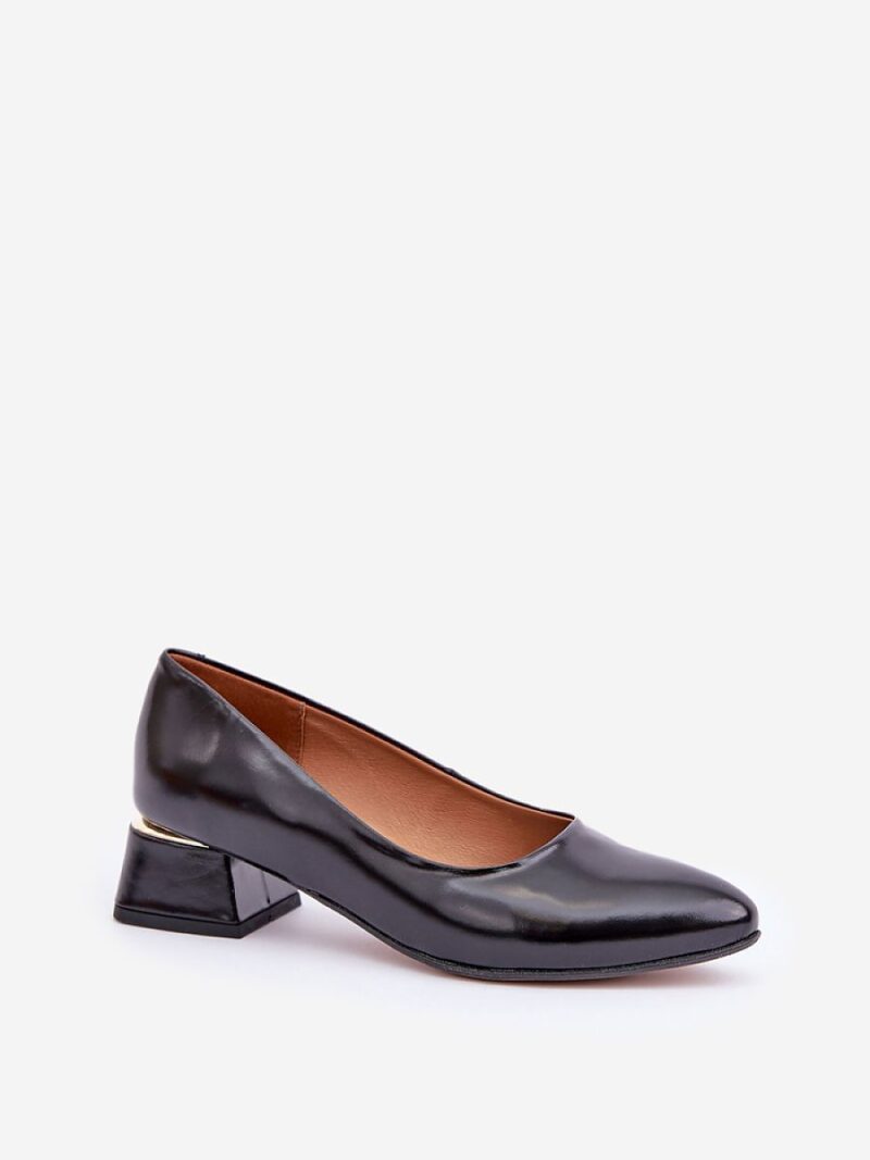 Czółenka Model Lewski 3118 Black - Step in style - obrazek 2